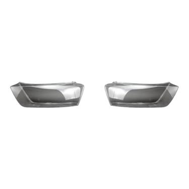 Imagem de Farol do carro capa transparente abajur farol lente capa proteção de luz substituir farol escudo compatível com audi q3 2010-2015(Pair)