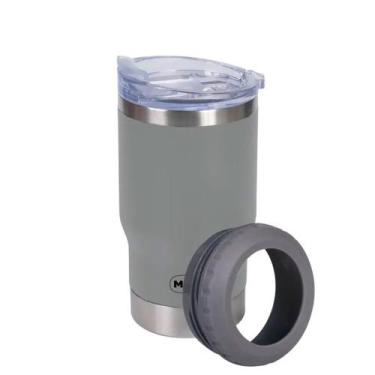Imagem de Copo Térmico 5 em 1 Cinza 420ml - Mor