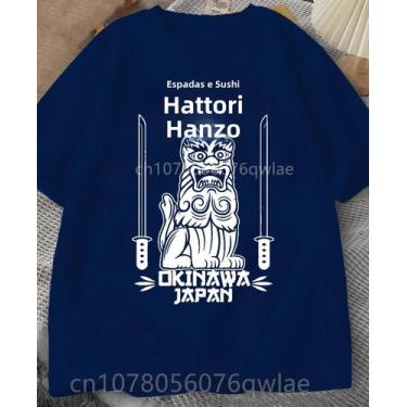 Imagem de Camiseta Red Sushi Kill Bill Com Gola Redonda, Mangas Curtas, Ajuste S