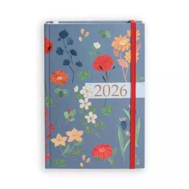 Imagem de Agenda 2026 ana luiza semanal mini garden azul - TECA