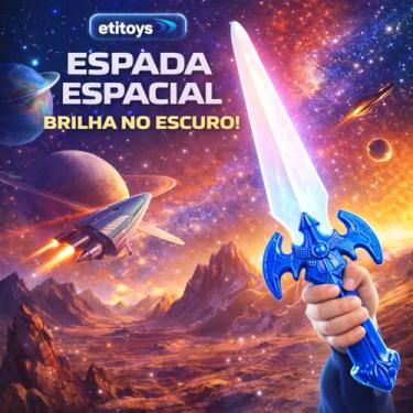 Imagem de Espada de Brinquedo Infantil com Luz Brinquedo Educativo para Crianças