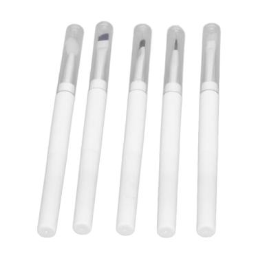 Imagem de CUOFYUNL 5 PCS Conjunto de Pincéis de Maquiagem Multifuncional Silicone Sobrancelha Eye Lash Lip Makeup Brush