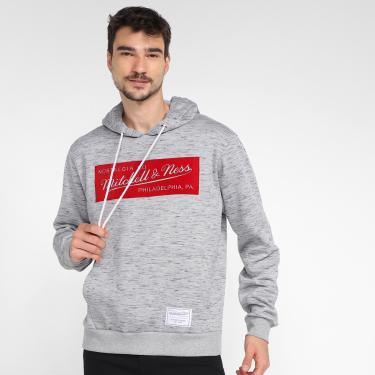 Imagem de Moletom Mitchell & Ness Riscado Masculina-Masculino
