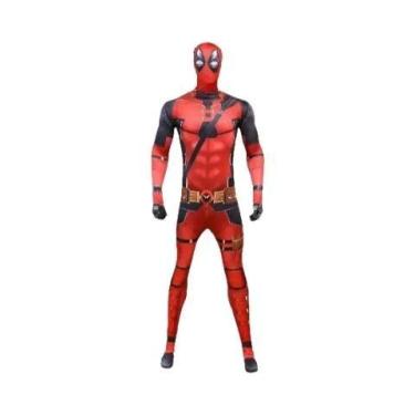 Imagem de Fantasia De Deadpool Para Adultos E Crianças 2025, Macacão De Super-He