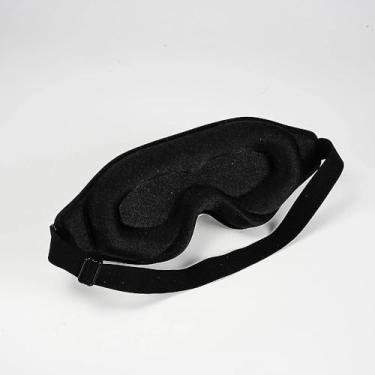 Imagem de Máscara de dormir para dormir de lado, aprofundamento 3D dos contornos da cavidade ocular com bloqueio de luz - Máscara de olho de tecido macio respirável confortável para homens e mulheres, alça