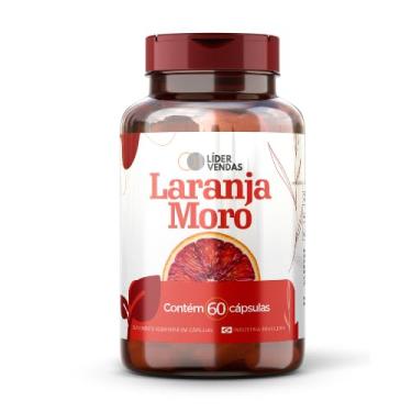 Imagem de Laranja Moro 500mg - Extrato de Citrus Sinensis com 60 Cápsulas - Auxilia no Metabolismo de Gorduras e Ação Antioxidante - Alta Concentração de Antocianinas - Natural e Puro - Vegano