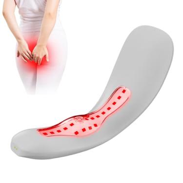 Imagem de PUPCA Dispositivo portátil de tratamento de hemorróidas, terapia reutilizável de luz azul vermelha para hemorróidas, inchaço, pós-parto para longas horas sentadas no escritório e cadeira de casa