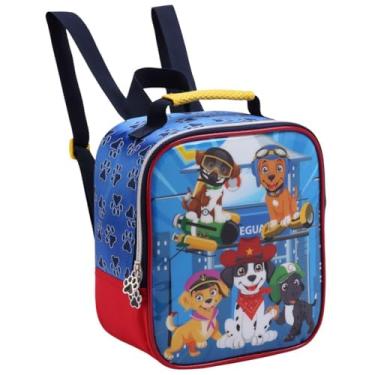 Imagem de Lancheira Térmica Escolar com Compartimento Térmico, Alças Reguláveis, Material Reforçado, P/Viagem Passeio Alimentos Bebidas, Infantil (Lancheira Térmica Personagem)