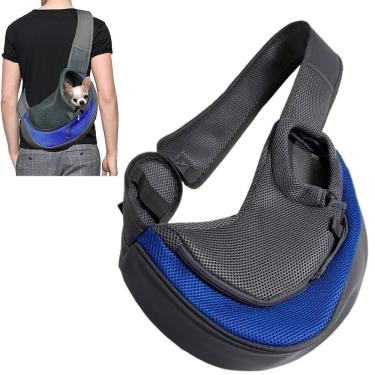 Imagem de Bolsa Canguru Transporte Pet Cachorro Gato Caes Animais Bichos Estimaçao Passeio Viagem Caminhada Segurança Confortavel