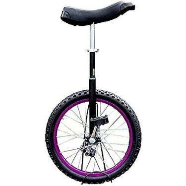 Imagem de Monociclo para crianças adultas 16/18/20/24 polegadas bicicleta de equilíbrio de roda única adequada para crianças e adultos altura ajustável melhor aniversário 4 cores monociclo (cor: vermelho