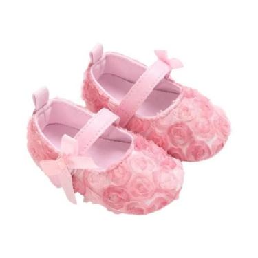 Imagem de Sapatos Casuais De Pelúcia Para Bebês Recém-Nascidos Com Laço, Confort