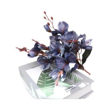 Imagem de Decoração De Casamento De Outono, Buquê De Flores Artificiais De Magnó