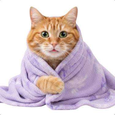 Imagem de Manta Coberta Para Pet E Bebê Macia 70x90cm Cão Gato