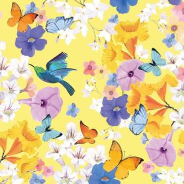 Imagem de Painel de Parede The Wall 2 Floral Amarelo 391971