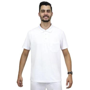 Imagem de Camisa masculina polo 65% Poliéster e 35% Viscose com bolso - DEMORGAN