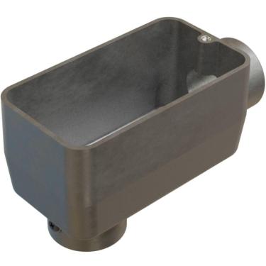 Imagem de Caixa de Derivação Fixa Conduletzel Sem Pintura Tipo Lb de 1-2 Sem Tampa E012040026 Wetzel Caixa