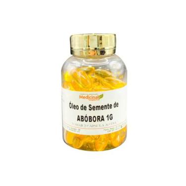 Imagem de Óleo de Semente de Abóbora 1g 60 Cáps - MEDICINAL TERAPEUTICA, Sem sab