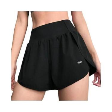 Imagem de Shorts Femininos De Cintura Alta De Secagem Rápida Para Yoga E Corrida