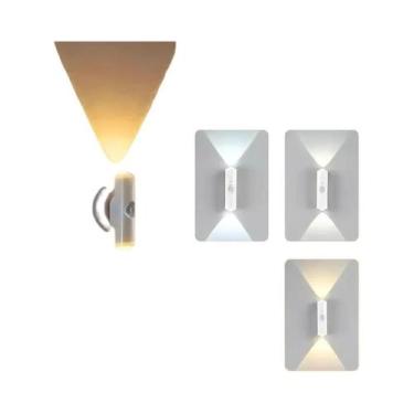 Imagem de Luminária De Parede LED Com Sensor De Movimento Cat Eye, Luz Noturna C