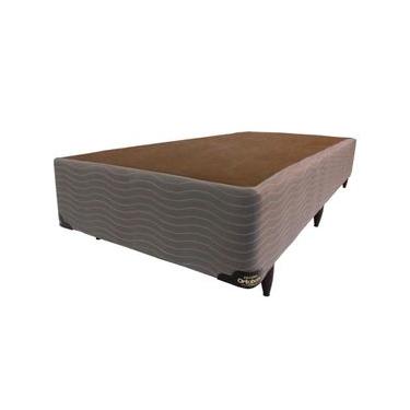 Imagem de Base Box para Colchão de Solteiro Ortobom New Magestic 42x88x188cm - Marrom
