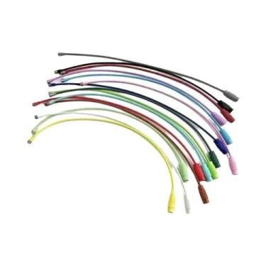 Imagem de Etiqueta De Bagagem Colorida Em Aço Inoxidável Com Clipe Para Chaveiro