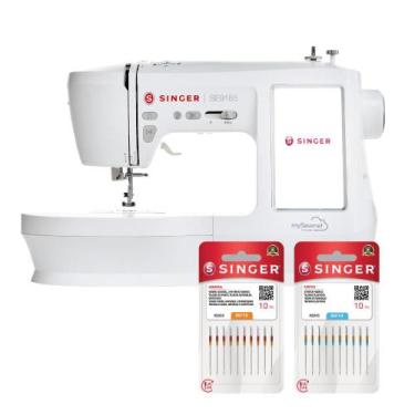 Imagem de Kit Máquina de Bordado e Costura SE9185 e Blisters de Agulhas Bivolt -