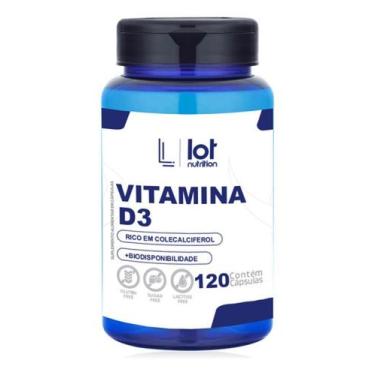 Imagem de Vitamina D3 2.000Ui 120 Cápsulas - Lot Nutrition