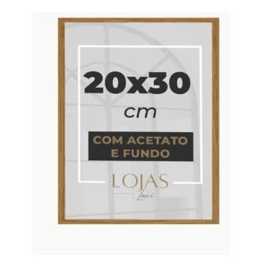 Imagem de Kit 10 Molduras 20x30cm Acetato Certificado Diploma Fotografia - Marro