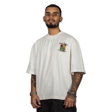 Imagem de Camiseta Overking Oversized Suedine São Jorge Off White-Masculino