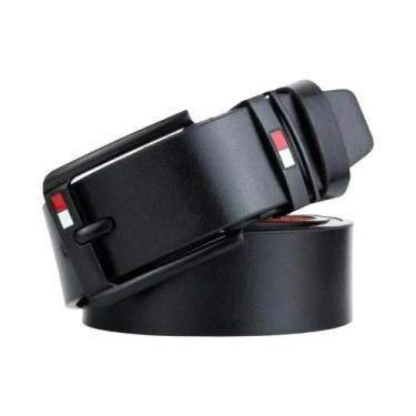 Imagem de Cinto De Luxo Para Homens Adultos Com Fivela De Metal Em Liga, Casual 