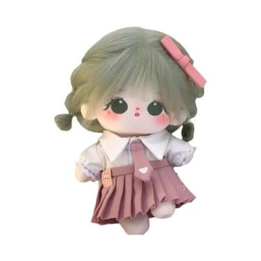 Imagem de Boneca De Algodão Kawaii De 20cm Com Olhos Grandes, Figura De Ídolo Su