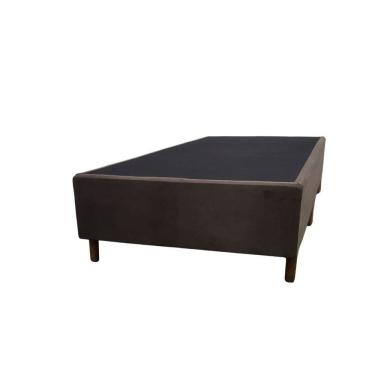 Imagem de Base Box Solteiro 88x188cm com Estrutura Reforçada Chicago Marrom