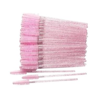 Imagem de Escovas Descartáveis Coloridas Para Cílios E Sobrancelhas (Mascara Wan