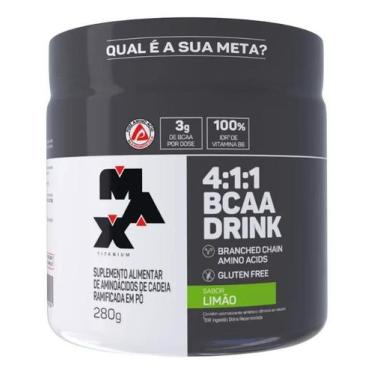 Imagem de Bcaa Drink Max Titanium 4:1:1 280g Pure Aminoácidos Original - Congrat