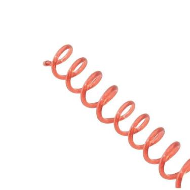Imagem de Espiral para Encadernação Vermelho Transparente 20mm 120 Folhas 70 und