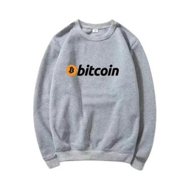 Imagem de Moletom Com Estampa Bitcoin Masculino E Feminino, Confortável, Moderno