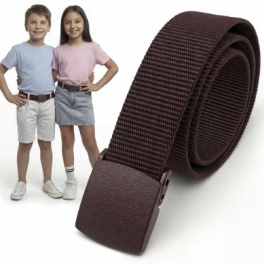 Imagem de Cinto Infantil Ajustável Leve Confortável Para Calça Bermuda Uniforme 