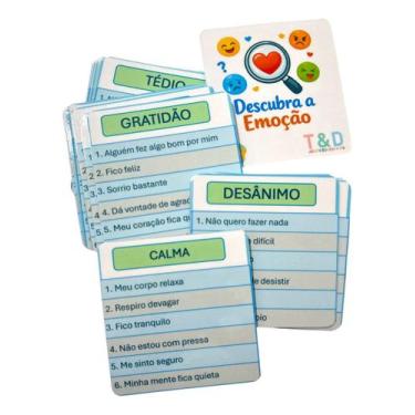 Imagem de Jogo Perfil Das Emoções E Comportamentos Para Crianças - T&D Jogos Edu