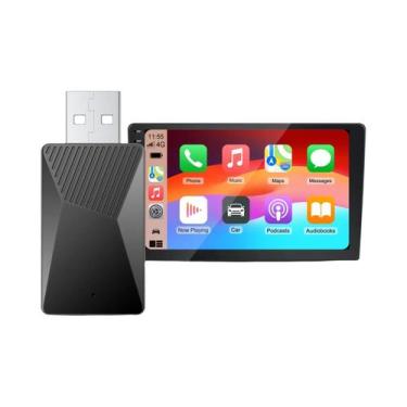 Imagem de Adaptador Sem Fio CarPlay Android Auto Para Audi, Mercedes, Mazda, Toy