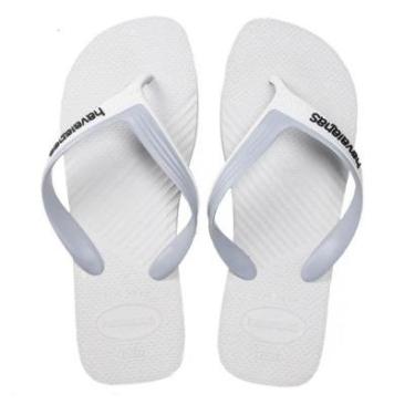 Imagem de Chinelo Havaianas Dual Branco Cinza-Masculino