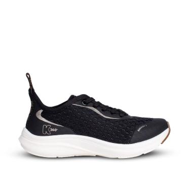 Imagem de Tênis Infantil Menina Kidy K360 Energy 2 Preto e Crepe