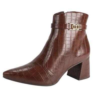 Imagem de Bota Feminina Salto Medio Bloco Confortavel Elegante Dakota