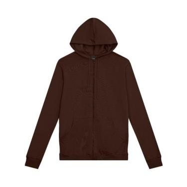 Imagem de Jaqueta Moletom Malwee 1000006668 Masculina Flanelada Algodão T. P/XGG