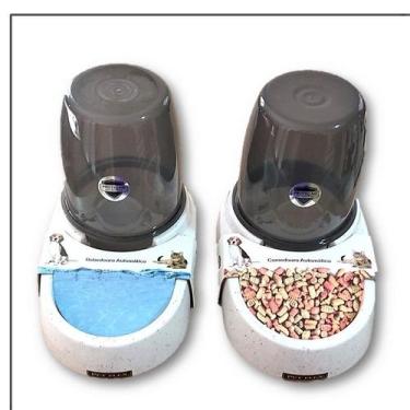 Imagem de Comedouro Bebedouro Pet Cachorros Gatos Automático - Petflex