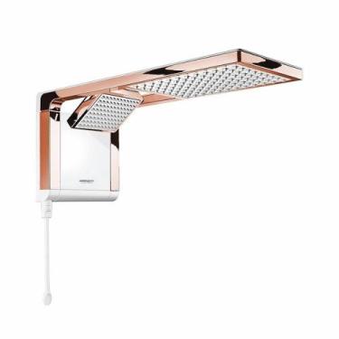Imagem de Chuveiro Acqua Duo Bco/rose Gold 127v/5500w, Lorenzetti, 110V