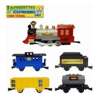 Imagem de Locomotiva expresso ii com tunel - BRASKIT