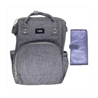 Imagem de Mochila Maternidade Bolsa Multifuncional Porta Mamadeira Menina Menino