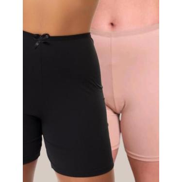 Imagem de Kit 2 Bermudas segunda pele anágua  feminino confortável  - SOLUTEX .S