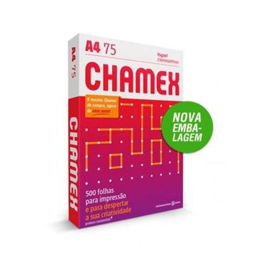 Imagem de Papel Sulfite A4 Chamex Papel Chamex A4 210x297 75g-m2 Resma C- 500 Folhas