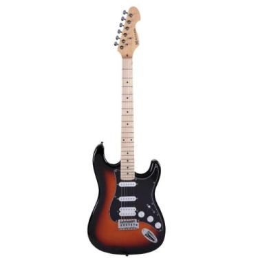 Imagem de Guitarra Michael Strato GM237N Sunburst Black